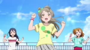 Rating: Safe Score: 7 Tags: animated artist_unknown dancing fabric hair love_live! love_live!_series performance User: evandro_pedro06