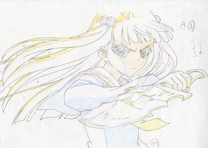 Rating: Safe Score: 7 Tags: artist_unknown genga production_materials sousei_no_onmyouji User: YGP