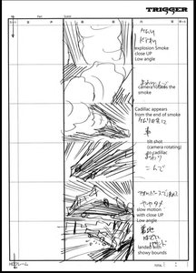 Rating: Safe Score: 9 Tags: black_dynamite hiroyuki_imaishi production_materials storyboard User: Xmax360