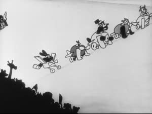 Rating: Safe Score: 12 Tags: animals animated black_and_white character_acting creatures crowd flying hugh_harman oswald_the_lucky_rabbit vehicle western User: itsagreatdayout