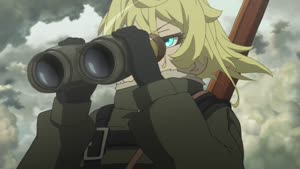 Rating: Safe Score: 6 Tags: animated artist_unknown character_acting effects explosions smoke youjo_senki User: Iluvatar