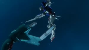 Rating: Safe Score: 7 Tags: animated artist_unknown beams effects explosions fighting gundam mecha mobile_suit_gundam_00 User: BannedUser6313