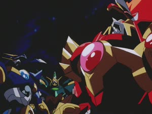Rating: Safe Score: 39 Tags: animated artist_unknown effects fire magic_knight_rayearth mecha rihiro_yamane User: silverview