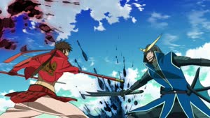 Rating: Safe Score: 8 Tags: animated artist_unknown basara_series effects fighting sengoku_basara_the_last_party smears User: ken
