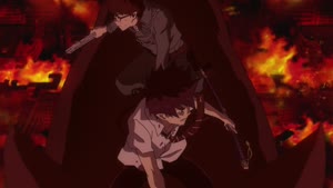 Rating: Safe Score: 11 Tags: animated ao_no_exorcist ao_no_exorcist_series artist_unknown creatures effects fighting fire flying User: ender50
