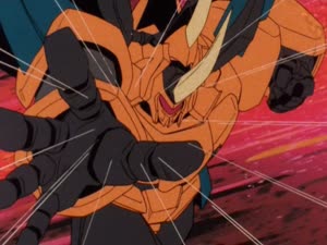 Rating: Safe Score: 8 Tags: animated artist_unknown brave_exkaiser brave_series effects fighting impact_frames mecha smoke User: silverview