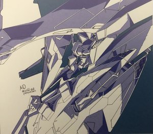 Rating: Safe Score: 27 Tags: artist_unknown genga gundam mecha mobile_suit_gundam_hathaway's_flash production_materials User: BannedUser6313