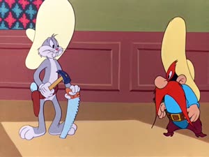 Rating: Safe Score: 9 Tags: animated bugs_bunny_rides_again looney_tunes smears virgil_ross western User: Nickycolas