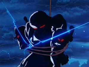 Rating: Safe Score: 22 Tags: animated effects fighting gegege_no_kitaro gegege_no_kitaro_(1985) hiromi_niioka lightning smoke User: Ashita