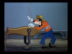Rating: Safe Score: 6 Tags: animated art_babbitt character_acting donald_duck effects fire goofy mickey_mouse smoke the_whalers western User: Ashita