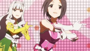 Rating: Safe Score: 67 Tags: animated artist_unknown dancing performance the_idolmaster the_idolmaster_series User: Kazuradrop