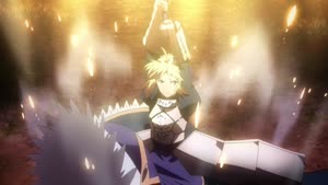 Rating: Safe Score: 629 Tags: animated debris effects explosions fate_series fate/stay_night_unlimited_blade_works_(2014) impact_frames nozomu_abe smoke wind User: Kazuradrop