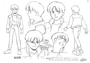 Rating: Safe Score: 21 Tags: character_design concept_art gundam hiroshi_ousaka mobile_suit_victory_gundam production_materials settei User: Coneanne