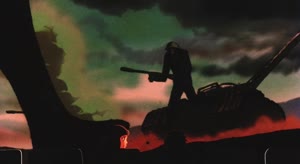 Rating: Safe Score: 15 Tags: ace_wo_nerae!_(1979) ace_wo_nerae!_series animated artist_unknown character_acting debris effects explosions smoke vehicle User: GKalai