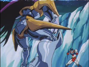 Rating: Safe Score: 3 Tags: animated artist_unknown effects fighting impact_frames machine_robo:_revenge_of_cronos mecha smears User: Guancho