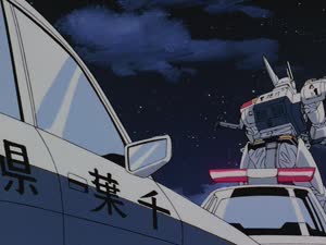 Rating: Safe Score: 9 Tags: animated artist_unknown effects mecha mobile_police_patlabor mobile_police_patlabor_on_television smoke sparks vehicle User: trashtabby