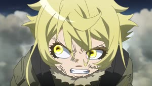 Rating: Safe Score: 41 Tags: animated artist_unknown effects explosions fighting flying youjo_senki User: Iluvatar