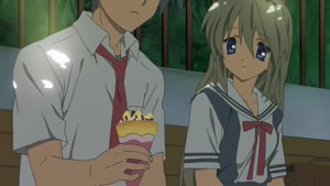 Rating: Safe Score: 53 Tags: animated artist_unknown character_acting clannad clannad_series hair User: Kazuradrop