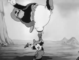 Rating: Safe Score: 22 Tags: animated art_babbitt fighting mickey_mouse remake two-gun_mickey western User: MMFS