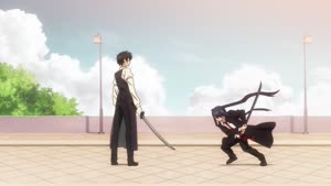 Rating: Safe Score: 5 Tags: animated artist_unknown effects fighting smears sparks uq_holder! User: VCL