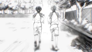 Rating: Safe Score: 108 Tags: animated artist_unknown background_animation black_and_white hoshiai_no_sora running User: ken