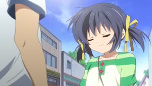 Rating: Safe Score: 85 Tags: animated artist_unknown character_acting clannad_after_story clannad_series hair running smears User: Kazuradrop