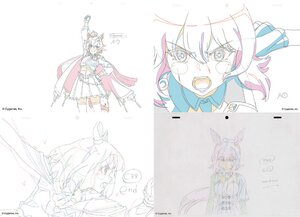 Rating: Safe Score: 12 Tags: artist_unknown genga production_materials uma_musume_pretty_derby_road_to_the_top User: JDMManga