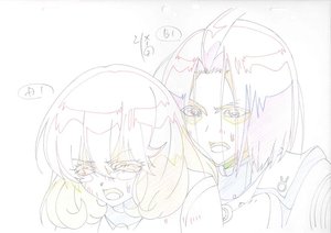 Rating: Safe Score: 8 Tags: artist_unknown genga production_materials sousei_no_onmyouji User: YGP