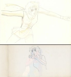 Rating: Safe Score: 2 Tags: ace_wo_nerae!_(1979) ace_wo_nerae!_series artist_unknown douga production_materials User: GKalai