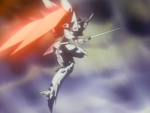 Rating: Safe Score: 3 Tags: animated artist_unknown effects fighting fire knight_ramune_series lightning liquid mecha vs_knight_ramune_&_40_fire User: silverview