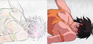 Rating: Safe Score: 47 Tags: artist_unknown cel comparison cutey_honey_series douga new_cutey_honey production_materials User: Till