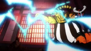 Rating: Safe Score: 558 Tags: animated background_animation character_acting creatures effects explosions fighting fire impact_frames lightning naotoshi_shida one_piece rotation smears smoke wind User: BakaManiaHD