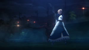 Rating: Safe Score: 84 Tags: animated debris effects fate_series fate/stay_night_unlimited_blade_works_(2014) fighting go_kimura presumed smoke sparks User: Kazuradrop