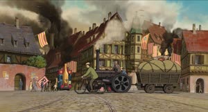 Rating: Safe Score: 80 Tags: animals animated character_acting creatures crowd effects fabric howl's_moving_castle masaru_matsuse smoke vehicle User: silverview