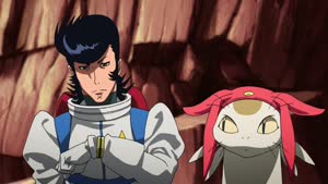 Rating: Safe Score: 2228 Tags: animated background_animation character_acting creatures debris effects fighting impact_frames kutsuna_lightning lightning mecha smears smoke space_dandy sparks thumbs_up yutaka_nakamura yutapon_cubes User: ken