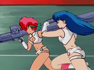 Rating: Safe Score: 25 Tags: animated artist_unknown beams dirty_pair dirty_pair_ova effects explosions impact_frames running smoke User: GKalai