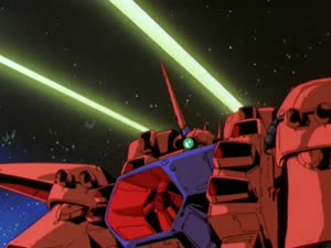Rating: Safe Score: 33 Tags: animated artist_unknown beams debris effects explosions gundam impact_frames mecha mobile_suit_gundam_zz User: Reign_Of_Floof