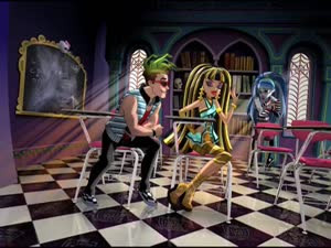 Rating: Safe Score: 23 Tags: 3d_background animated artist_unknown cgi character_acting dancing hair monster_high performance running western User: R0S3