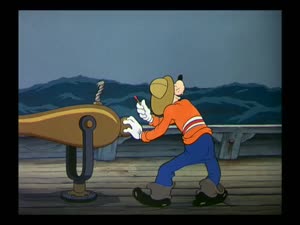 Rating: Safe Score: 7 Tags: animated art_babbitt character_acting donald_duck effects fire goofy mickey_mouse smears the_whalers western User: Ashita