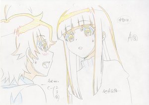 Rating: Safe Score: 6 Tags: artist_unknown genga production_materials sousei_no_onmyouji User: YGP