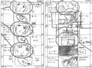 Rating: Safe Score: 9 Tags: artist_unknown bakemonogatari monogatari_series nobuyuki_takeuchi production_materials storyboard User: genoabitch