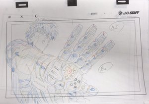 Rating: Safe Score: 59 Tags: genga kenichiro_aoki one-punch_man_2 one-punch_man_series production_materials User: ender50