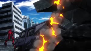 Rating: Safe Score: 14 Tags: animated effects explosions fighting kyoukai_senki kyoukai_senki_series mecha missiles smoke toshiki_sakai vehicle User: Ruga