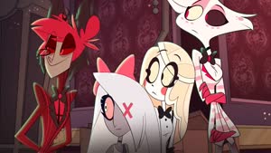 Rating: Safe Score: 6 Tags: animals animated artist_unknown character_acting creatures hazbin_hotel web western User: MITY_FRESH