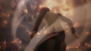 Rating: Safe Score: 221 Tags: 3d_background animated cgi effects fate_series fate/stay_night_unlimited_blade_works_(2014) fighting go_kimura lightning presumed sparks User: Kazuradrop