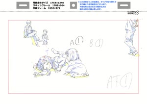 Rating: Safe Score: 87 Tags: akebi-chan_no_sailor-fuku animated character_acting genga gin_san production_materials User: Zeido