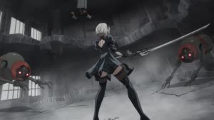 Rating: Safe Score: 91 Tags: animated artist_unknown chen_qiuyu effects explosions fighting lightning nier_automata_ver1.1a smears smoke sparks User: BakaManiaHD