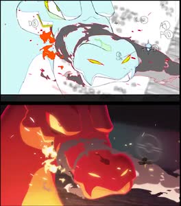 Rating: Safe Score: 1263 Tags: animated background_animation creatures debris effects fighting fire genga genga_comparison pokemon pokemon:_twilight_wings production_materials smoke web weilin_zhang User: ken
