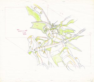 Rating: Safe Score: 9 Tags: artist_unknown douga gundam mecha mobile_suit_gundam_wing production_materials User: BannedUser6313