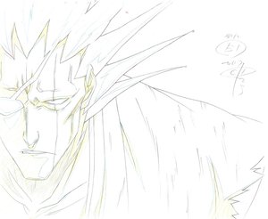 Rating: Safe Score: 15 Tags: artist_unknown bleach bleach_series genga production_materials User: drake366